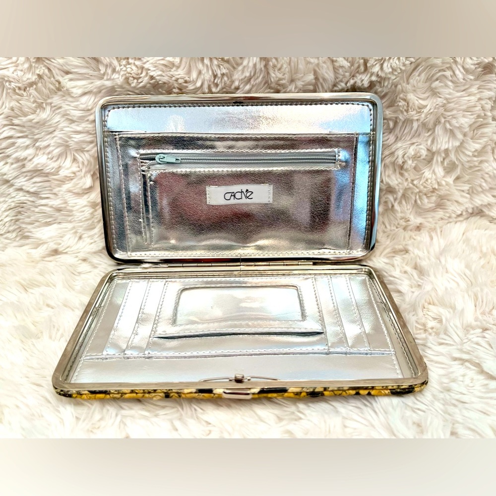 Cache Snake Print Clutch - image 3